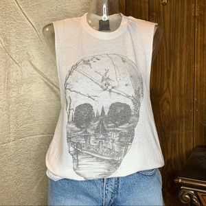 Dark Seas Skull Cut-off